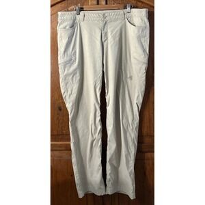 Eddie Bauer First Ascent Nylon Cargo Hiking Pants Plus Sz 20 Stretch 20W